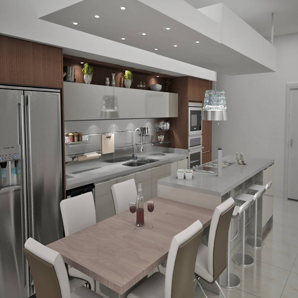 Cocina san marcelo toque de menta cocinas equipadas gris | homify