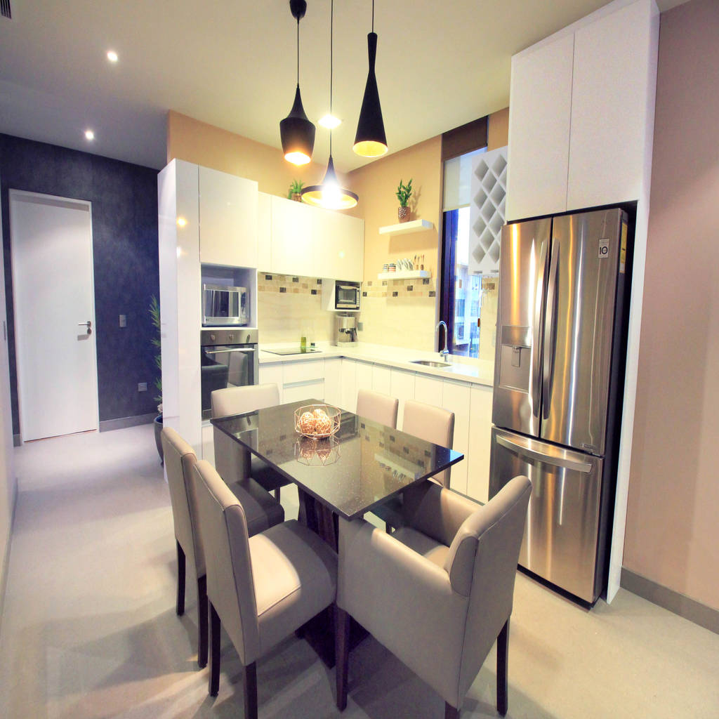 Magma towers d.i. pilar román cocinas modernas | homify