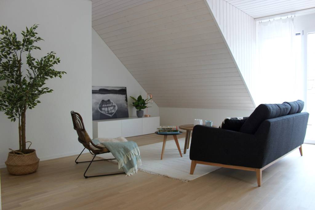 Wohnzimmer Mit Dachschrage Skandinavische Wohnzimmer Von Home