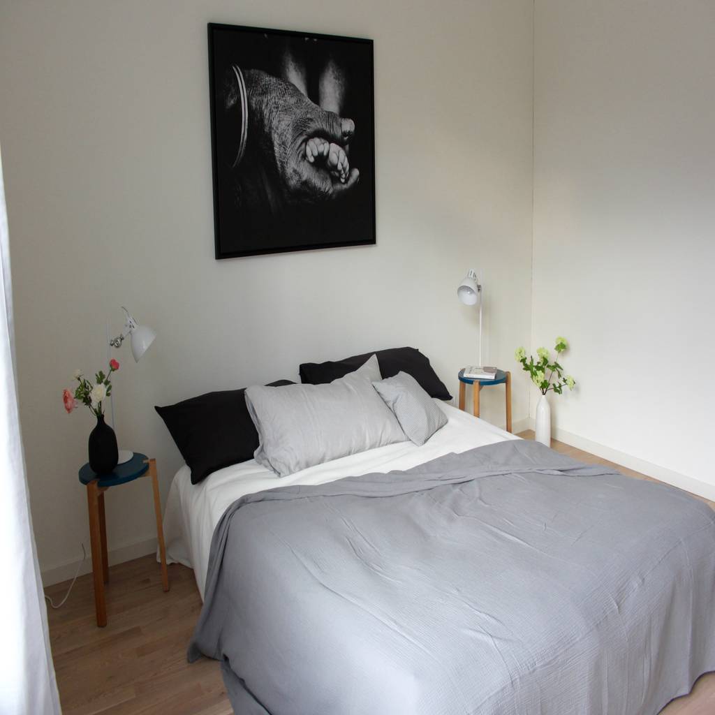Schlafzimmer In Schwarz Und Weiss Skandinavische Schlafzimmer Von Home Staging Nordisch Skandinavisch Homify