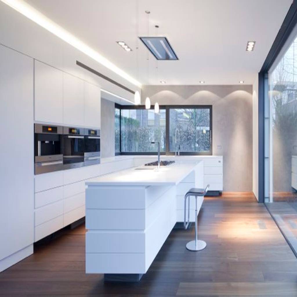 Einfamilienhaus Minimalistische Kuchen Von Innenarchitektur Und