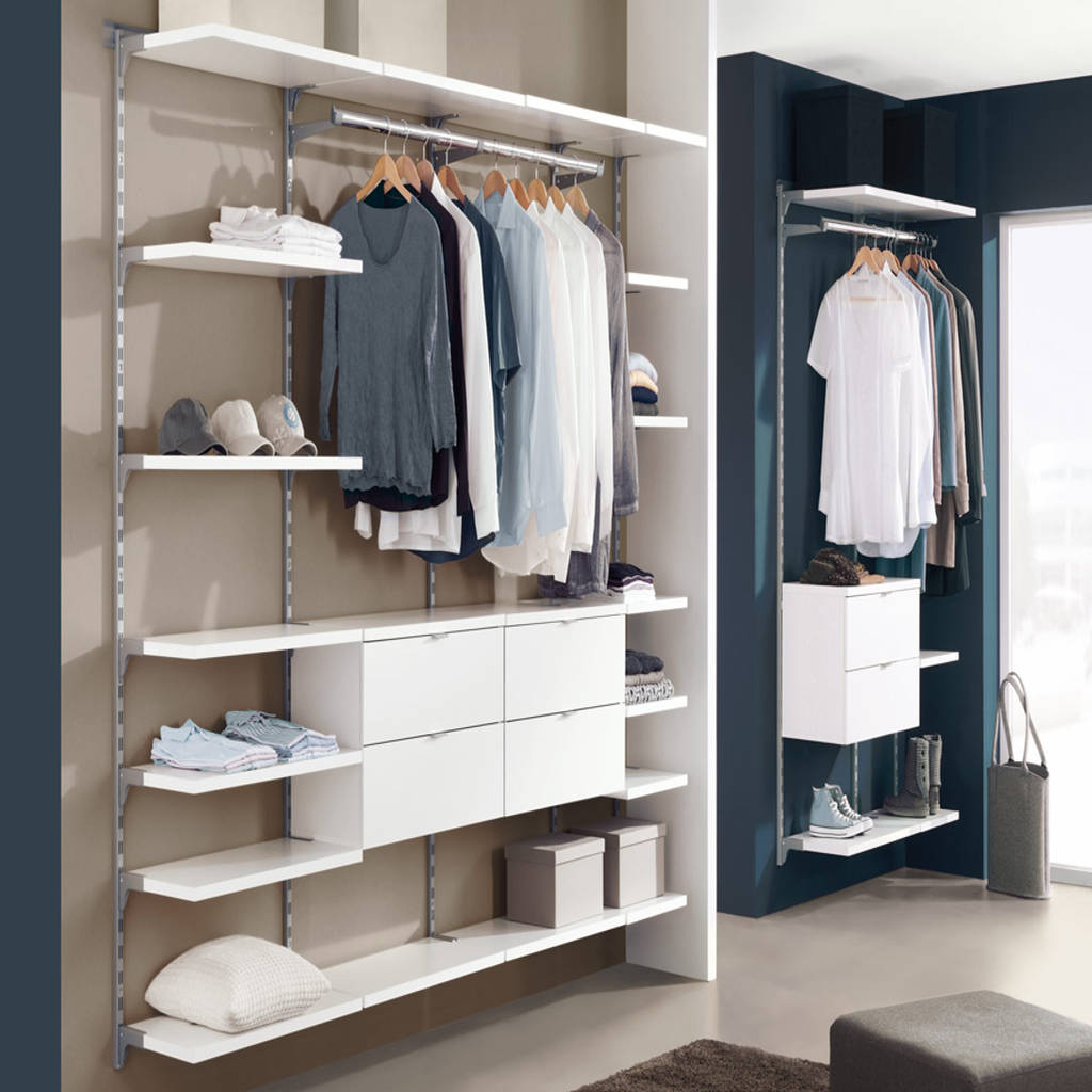 Walk In Wardrobe Shelving System Classic Style Dressing Room By Regalraum Uk Classic Homify