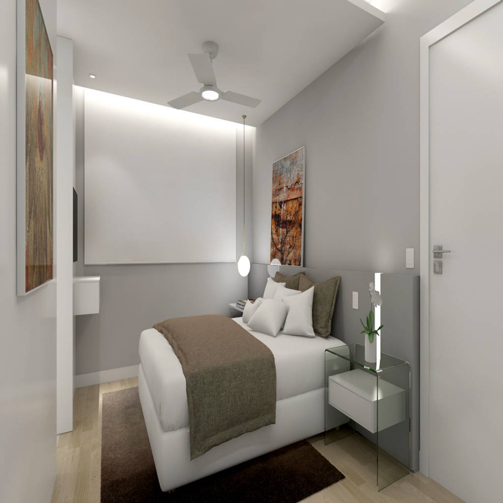 Suíte casal rafe arquitetura e design quartos minimalistas ...