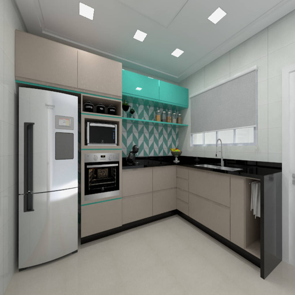 Cozinha Moderna Por Juliana Lobo Arquitetura Interiores Moderno De Madeira E Plastico Homify