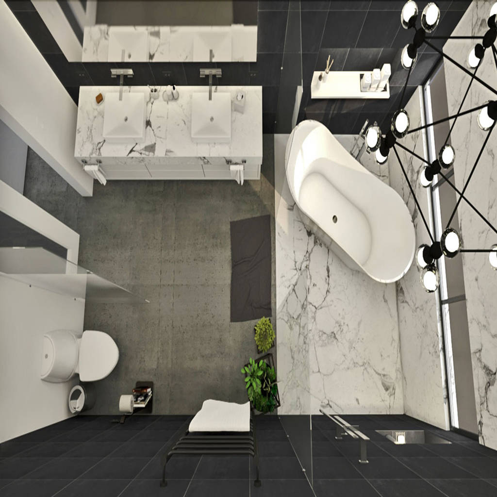 Diseño interior - baño principal: baños de estilo por summa