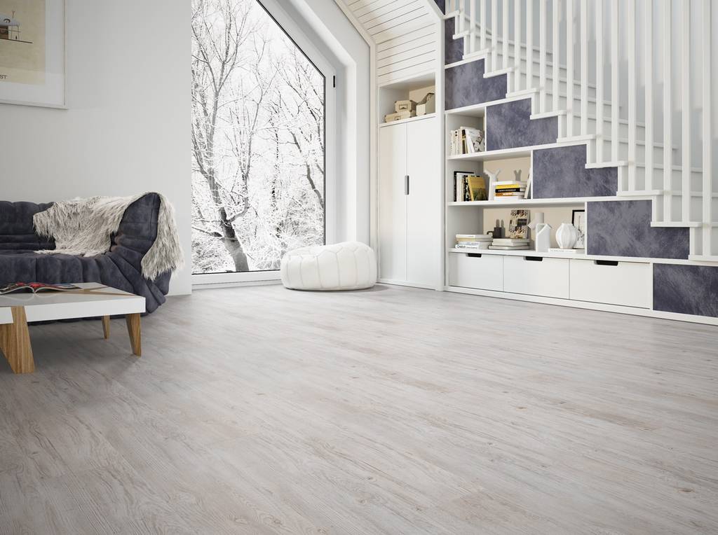 Holzoptikfliesen Im Wohnzimmer Skandinavische Wohnzimmer Von