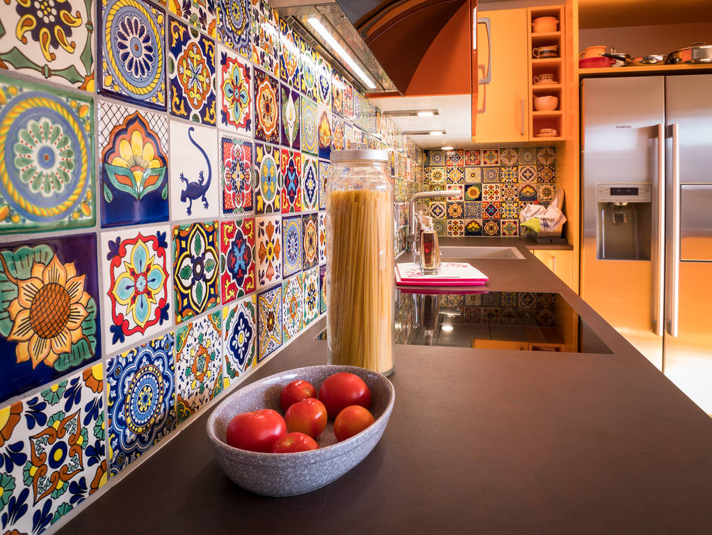 Fliesenspiegel Kuche Bunt Caseconrad Com