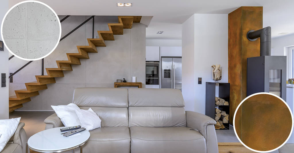 Wandgestaltung Im Trendigen Und Puristischen Betonlook Industriale