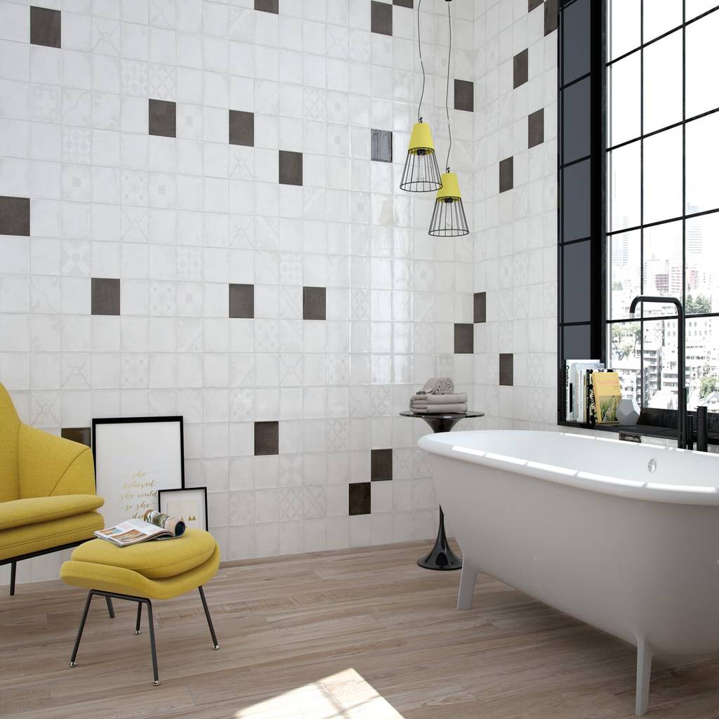 Badezimmer mit wandfliesen moderne badezimmer von fliesen ...