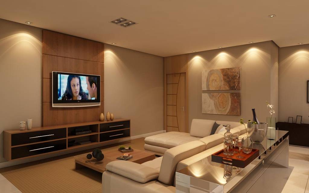 Home (sala de tv): salas de estar por marcelo brasil ...