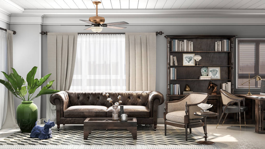 Colonial Style Tropic Garden Apartment Koloniale Wohnzimmer Von