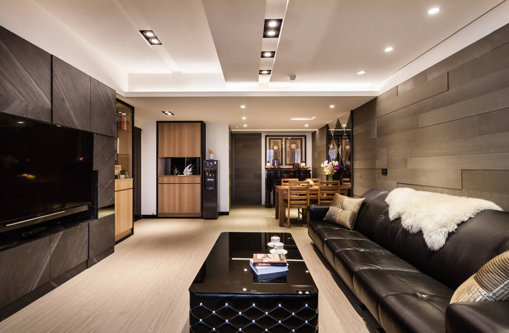 黑白時尚晶亮質感宅, 好室佳室內設計 | homify