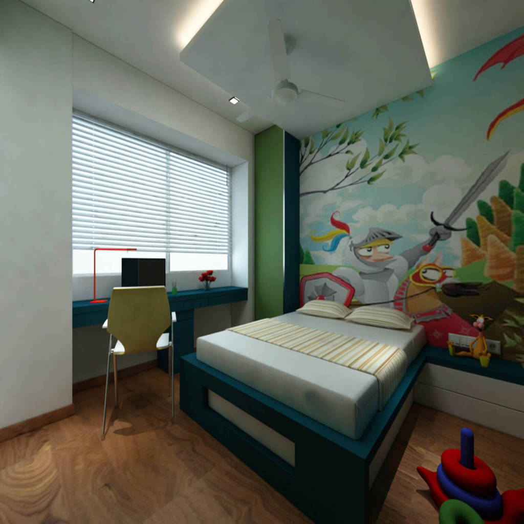 Borivali Residence Nursery Kid S Room By Midas Dezign Homify