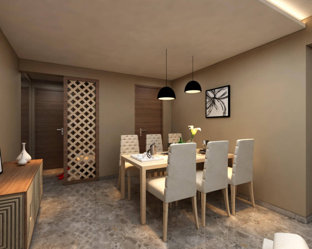 Borivali Residence Midas Dezign Asian Style Dining Room Homify