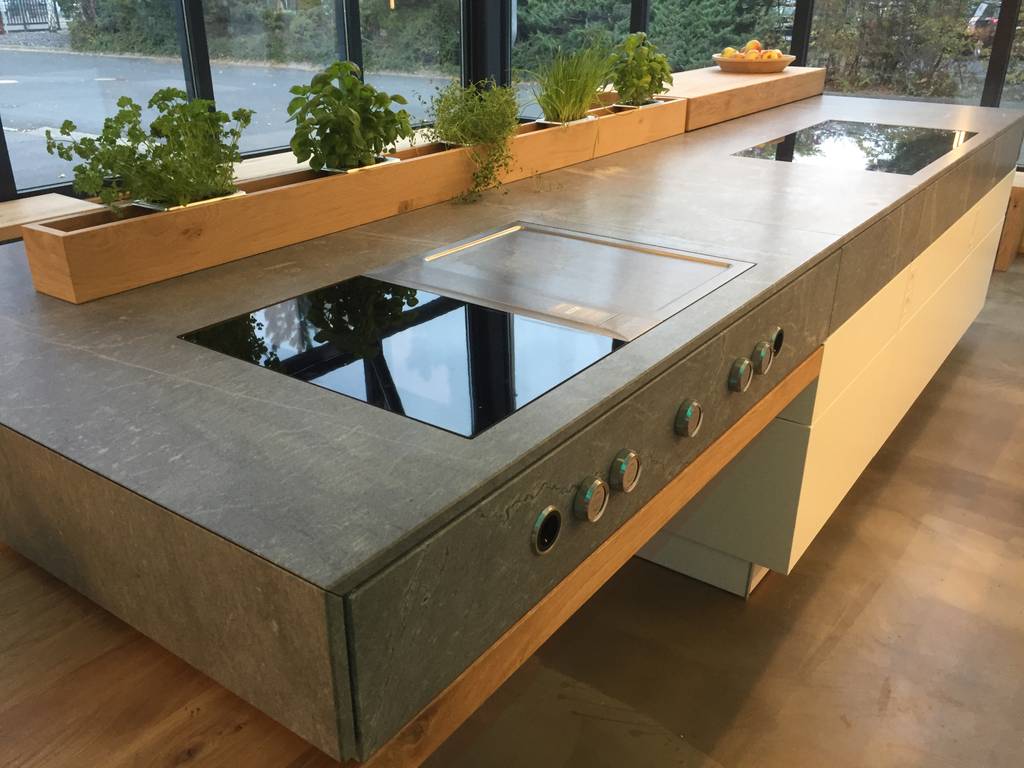 Küche im industrie loft style mit bora professional rev. 2 ...