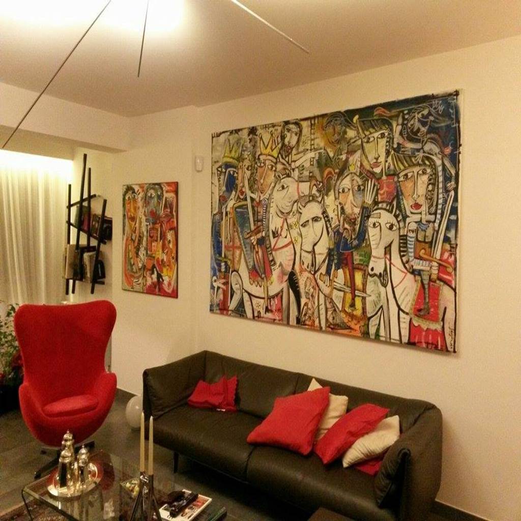 Quadro per arredamento soggiorno moderno: soggiorno in stile in ... Quadro per arredamento soggiorno moderno: soggiorno in stile in ...