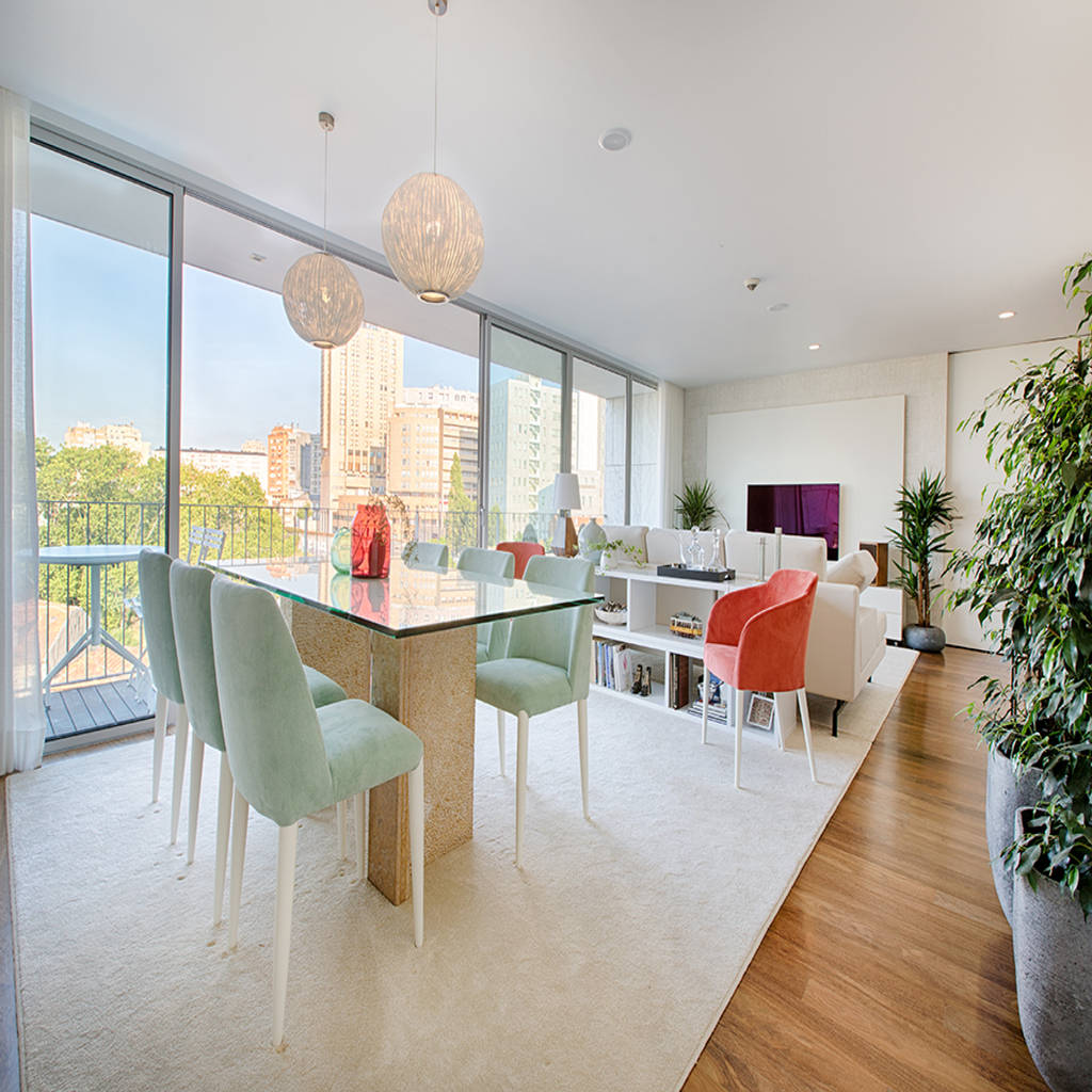 Apartamento t2 condomínio fechado - v. n. gaia salas de jantar