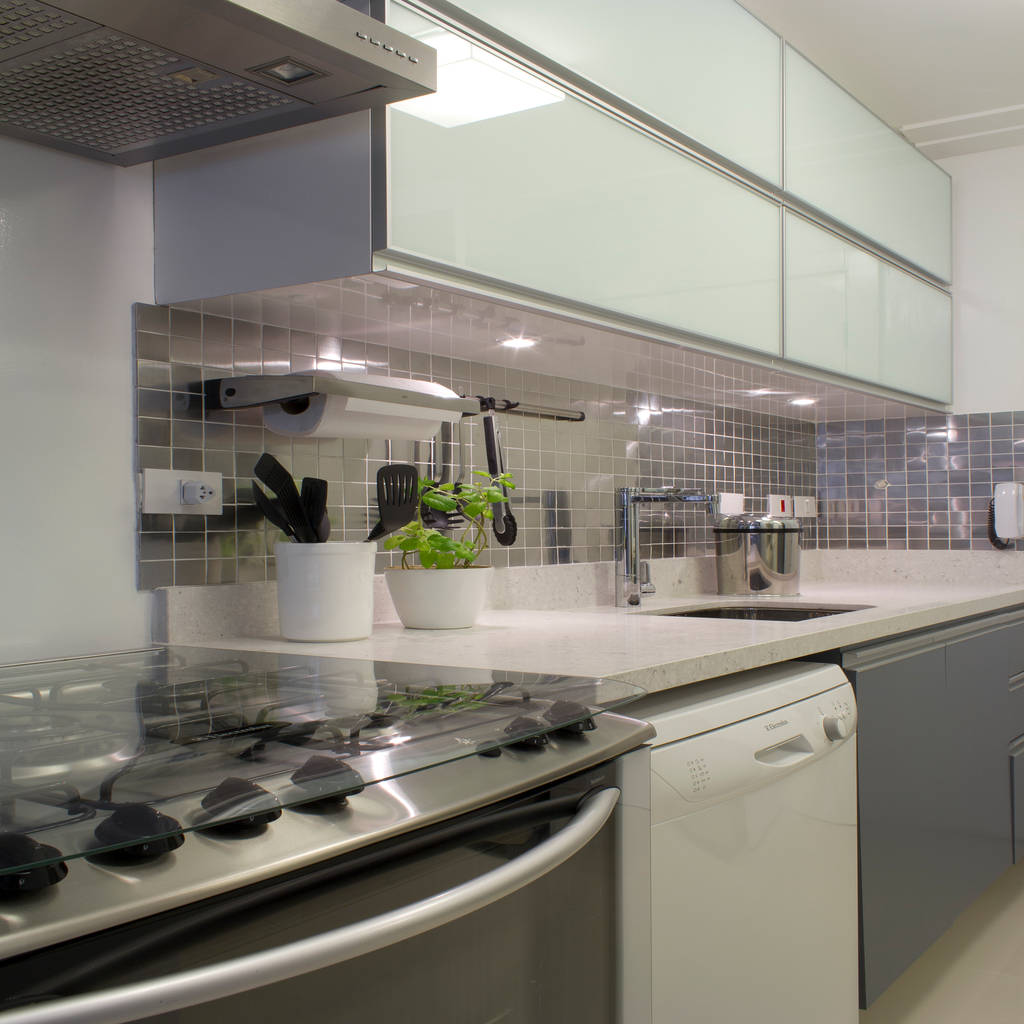 Cozinha Em Tons De Cinza Por Semiramis Alice Arquitetura Design Minimalista Homify