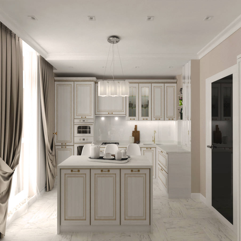 Classic Style Kitchen By Anna Kukharuk Interior Designer Classic