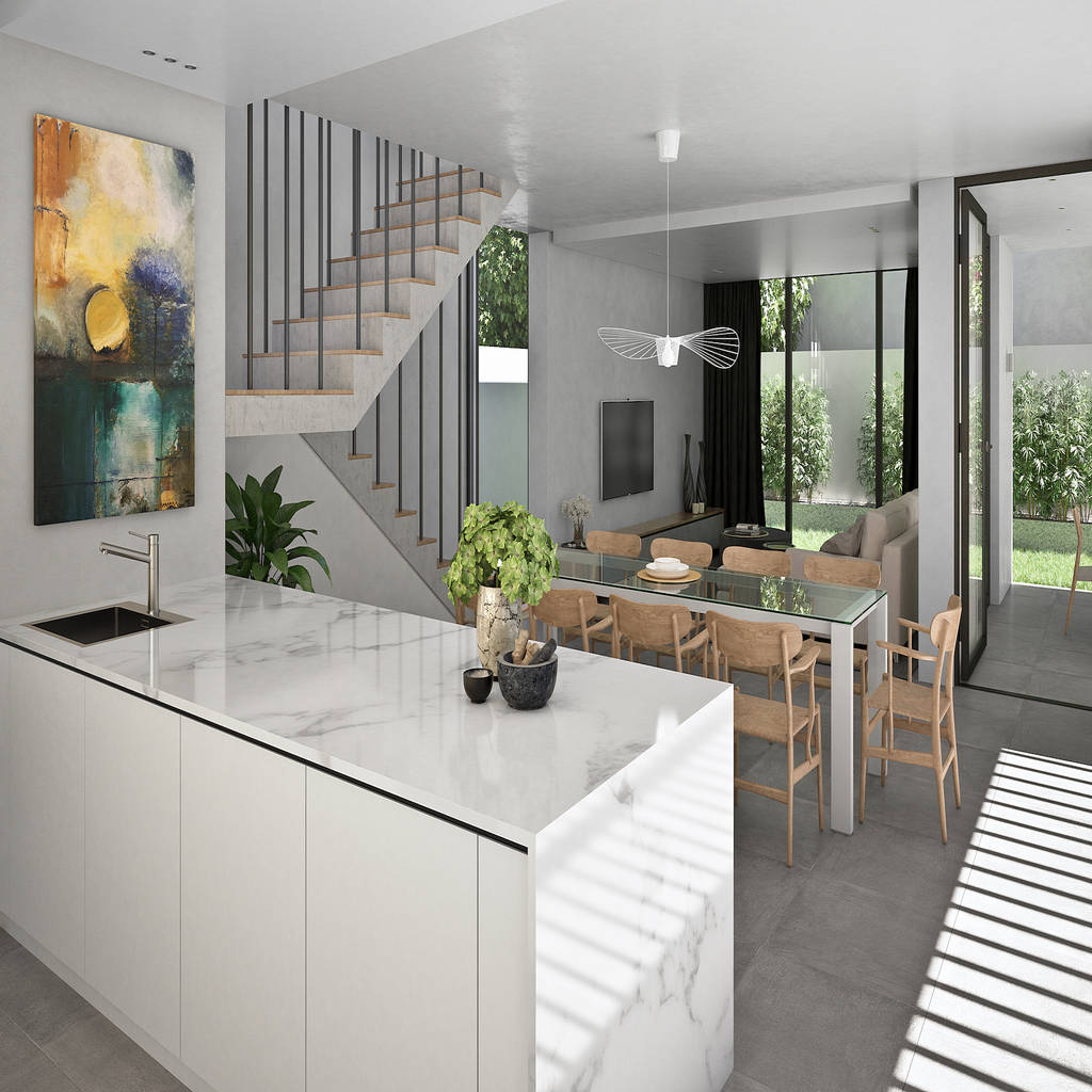 Neutral Contemporary Apartment By W C H Design Studio