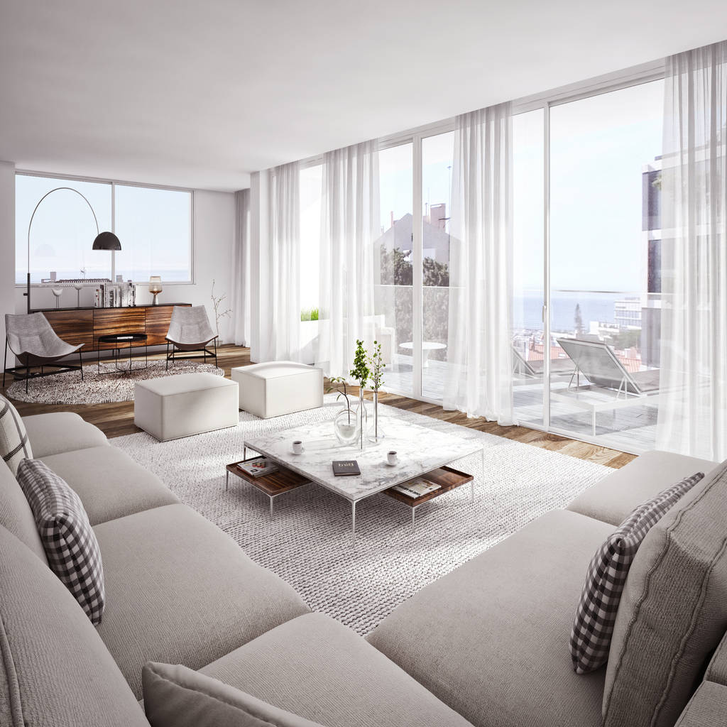 Montrose - estoril capital partners salas de estar modernas por