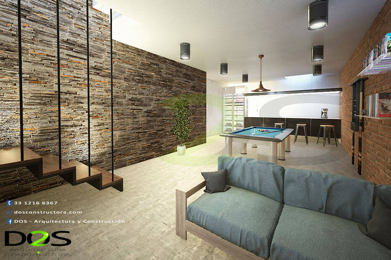 Sala de juegos, casas modernas, casas en guadalajara, arquitectos en