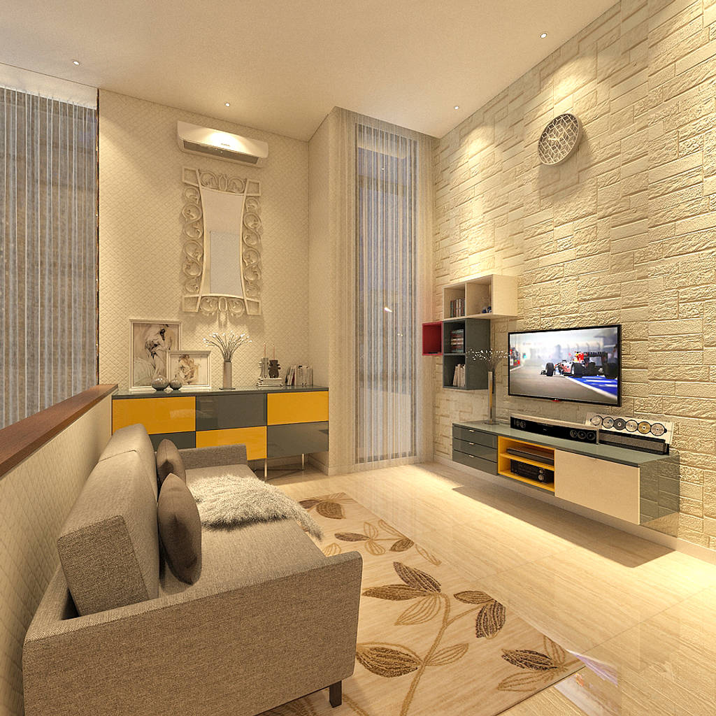 Private residential @ navapark, bsd city, tangerang ruang keluarga