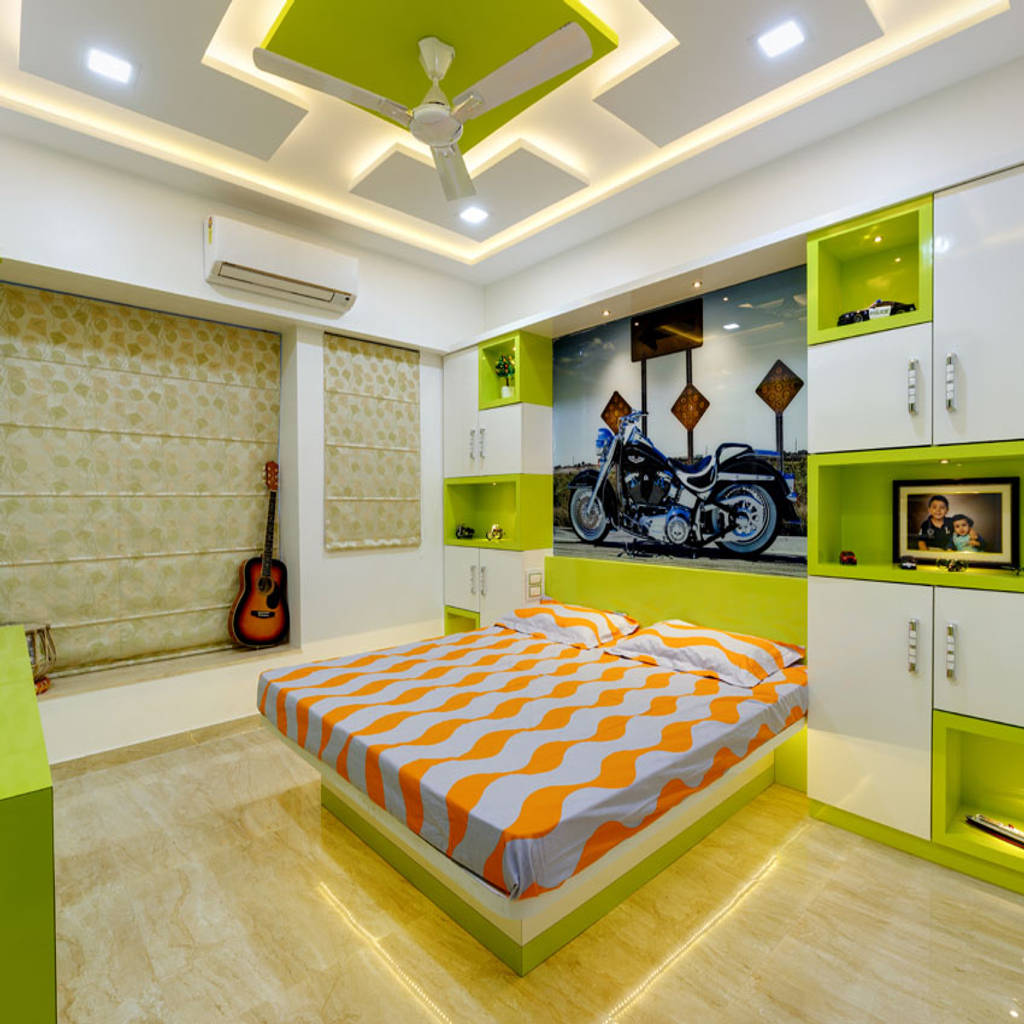 Kids room interior modern style bedroom by kumar interior ...