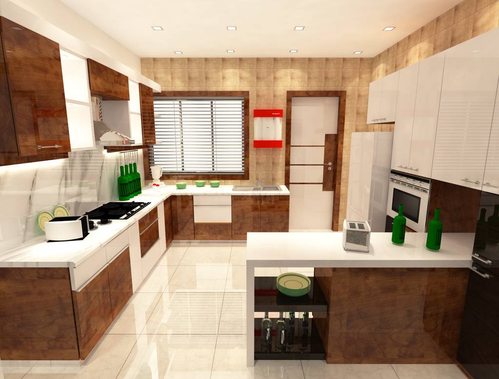 2bhk flat interior @merlin residency rajarhat kolkata , creazione ...