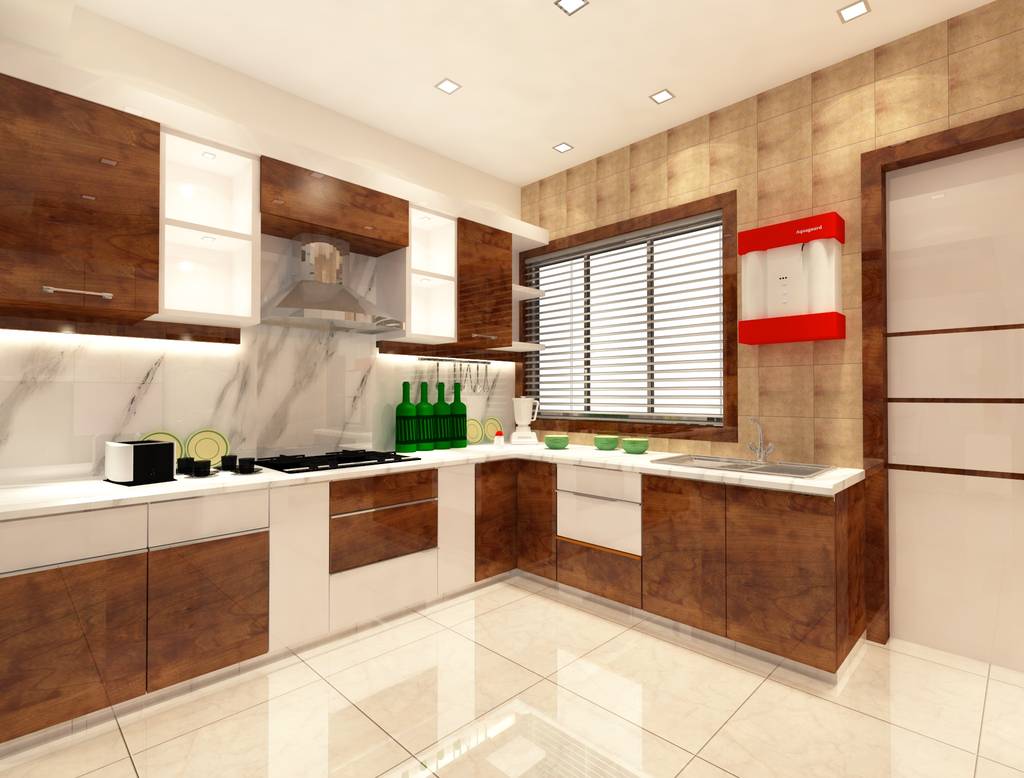 2bhk flat interior @merlin residency rajarhat kolkata , creazione ...