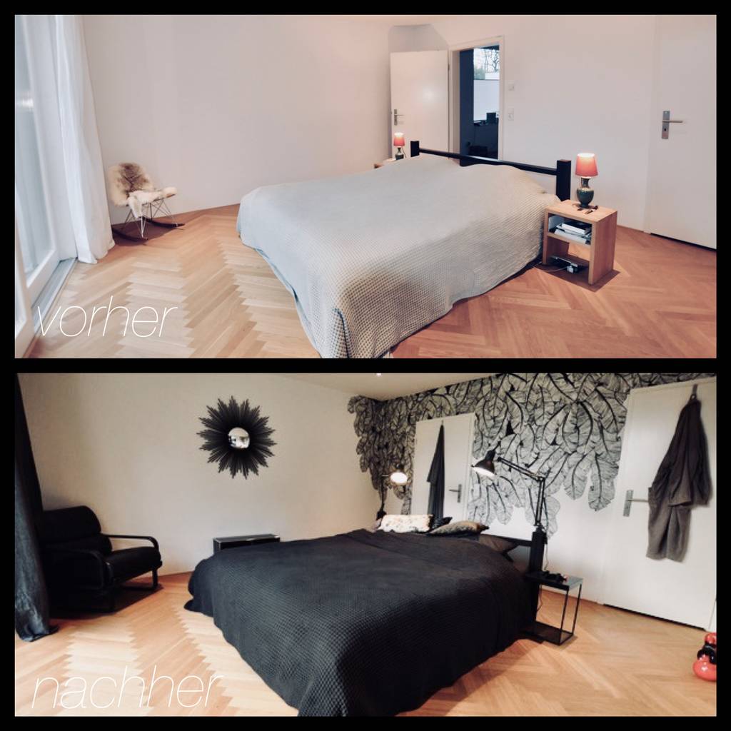Redesign schlafzimmer – vorher / nachher hausstatter - interior