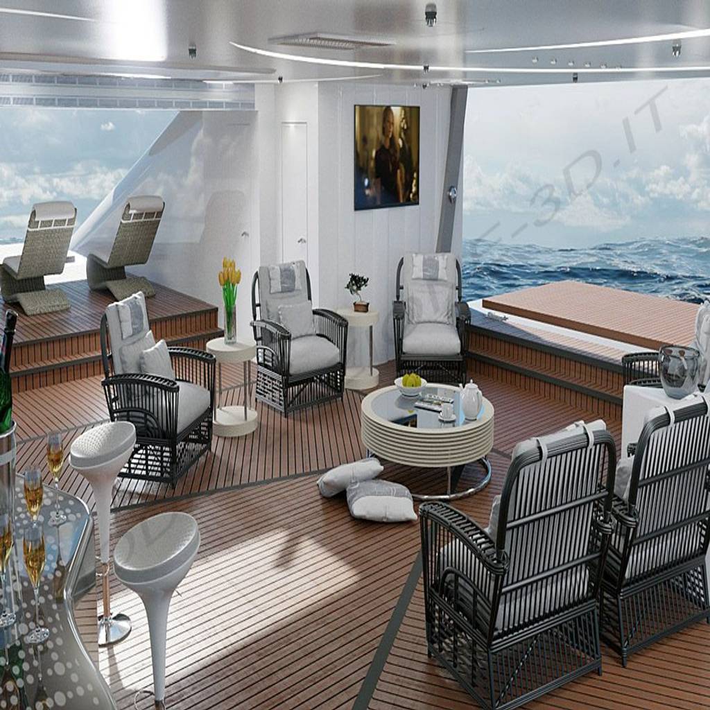 Interni yacht, alessandro chessa homify