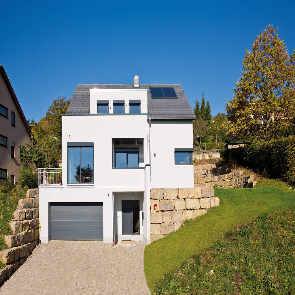Facettenreiches wohnen ein haus in würfelform fingerhaus