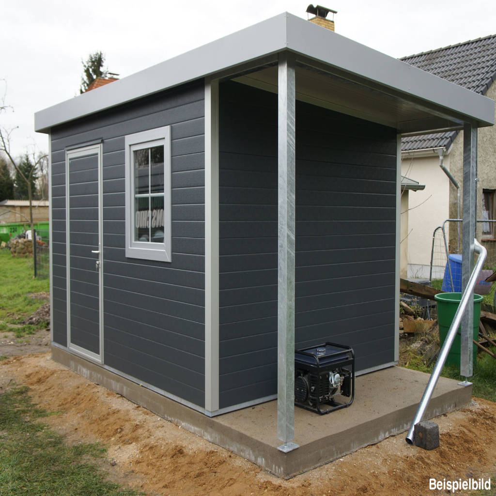 Goiso hochwertiges gartenhaus isoliert 4,00 x 3,00 m