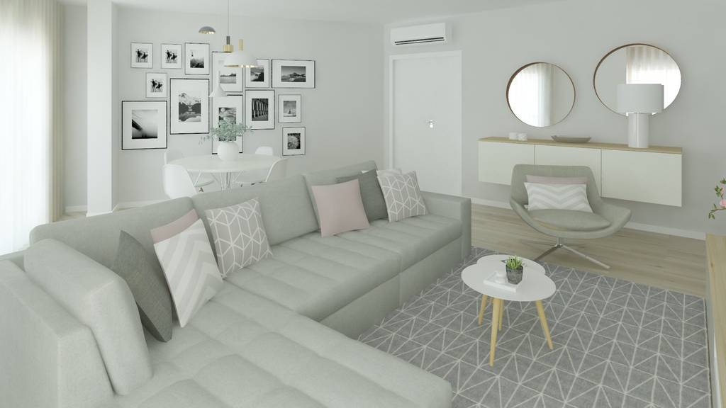 Projeto 3d sala estilo escandinavo, ana andrade - design de interiores ...