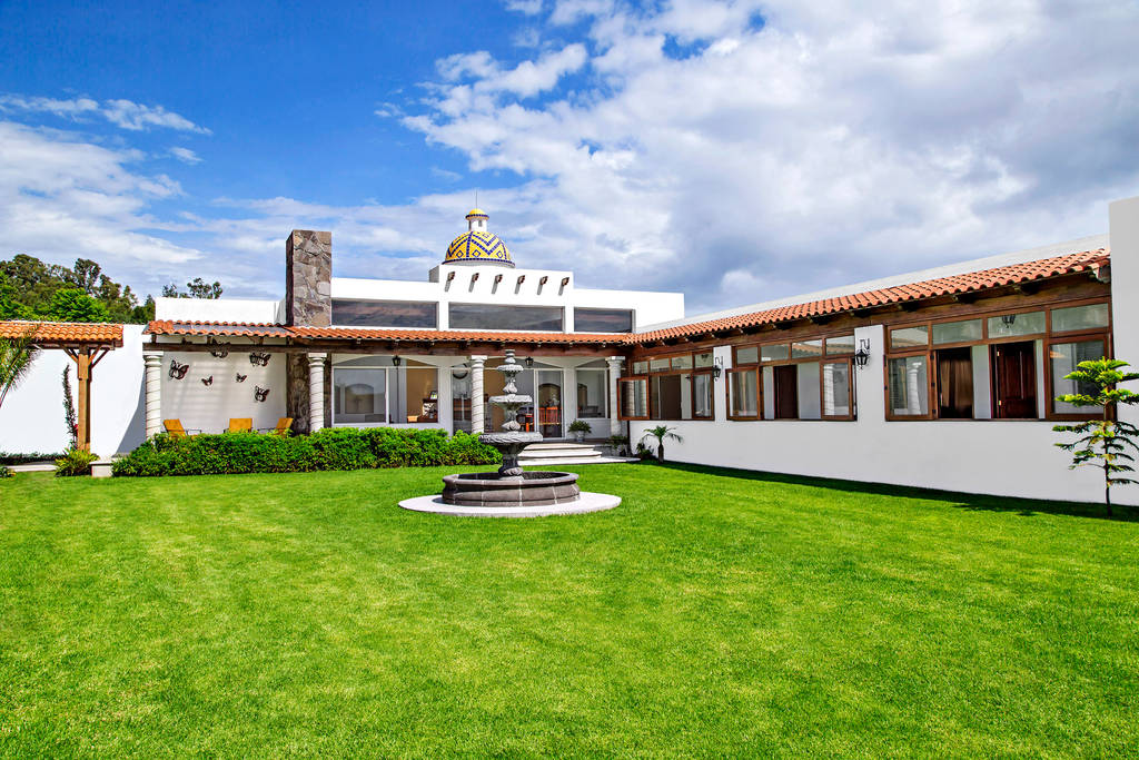 Fachada de casa de campo tonantzintla rian inmobiliaria sa