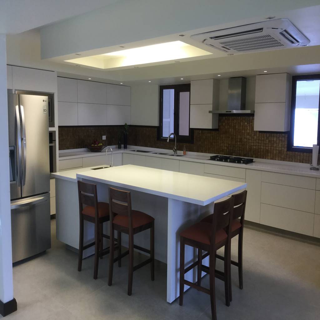 Cocina minimalista blanca: cocinas equipadas de estilo por ...