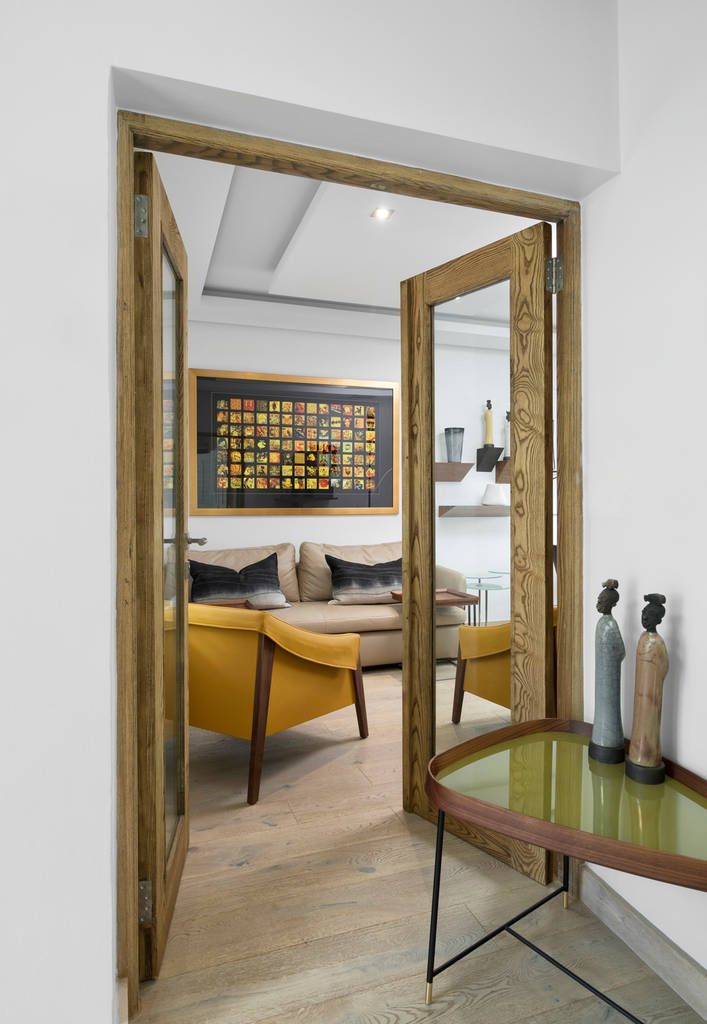 Home study entrance by deborah garth interior design ...