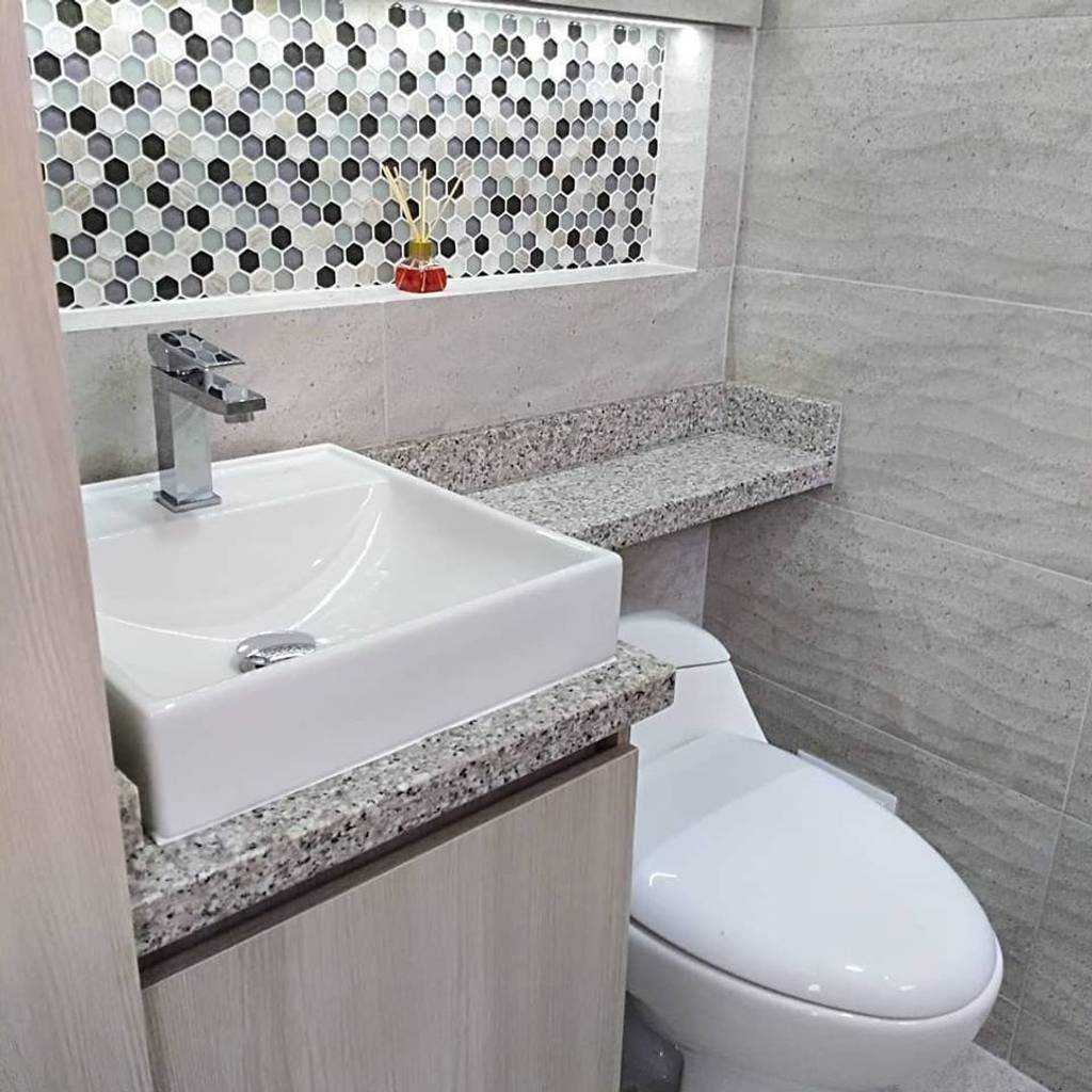 Apartaestudio baños modernos de erick becerra arquitecto moderno homify