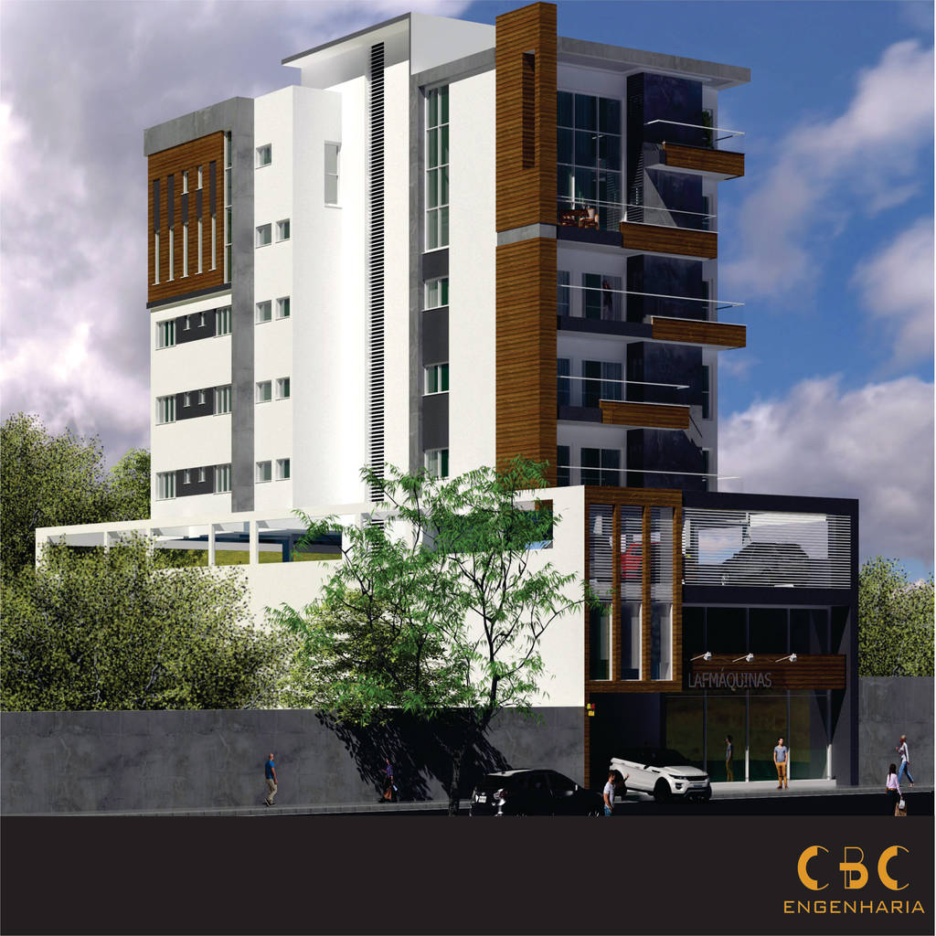Edifício residencial / comercial, cbc engenharia homify