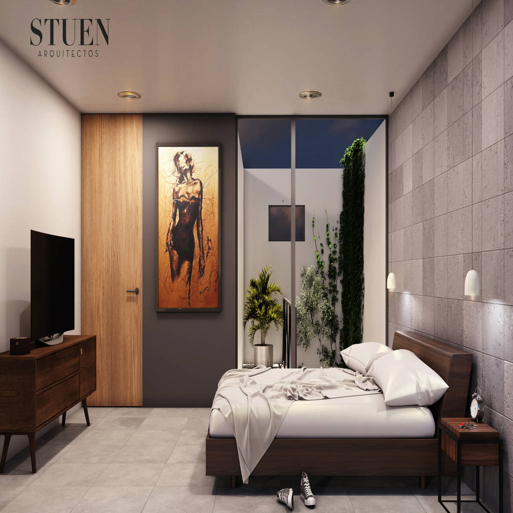 Recamara dormitorios modernos de stuen arquitectos