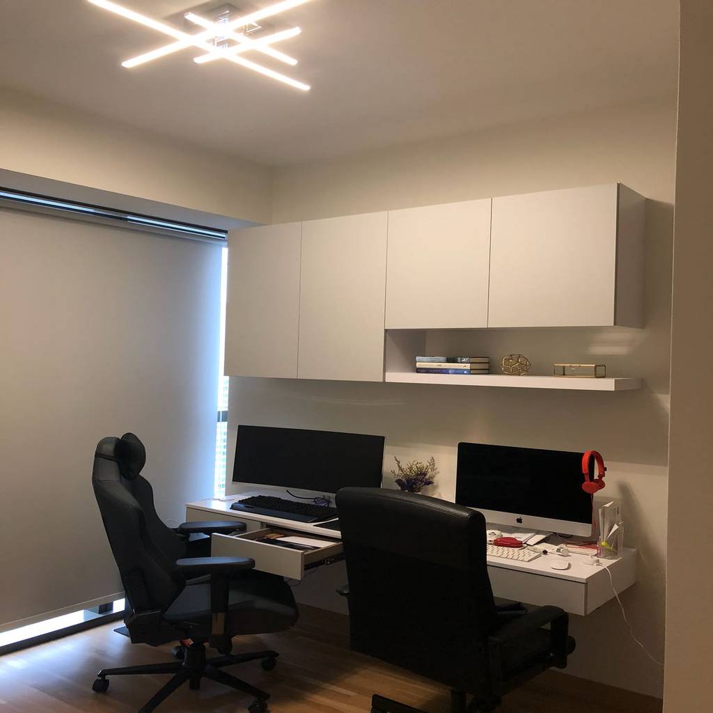Commonwealth Towers Modern Media Room By Singapore Carpentry