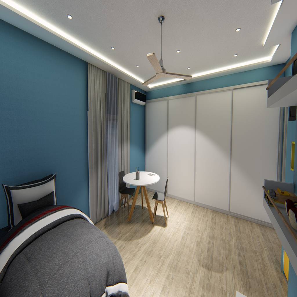 Diseño interior – vivienda unifamiliar: dormitorios de estilo por triad