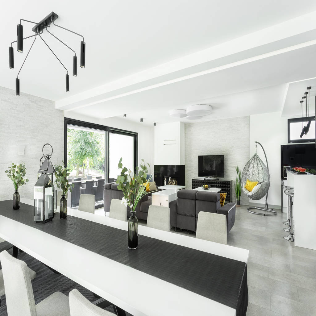 모던스타일 거실 by fajny projekt 모던 돌 | 호미파이 & homify