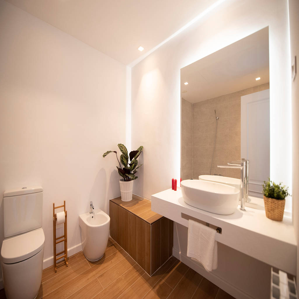 Perspectiva de baño: baños de estilo de dc projects diseño de interior