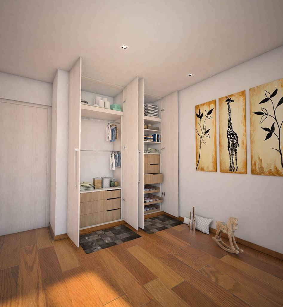 Recámara closet ga experimental dormitorios modernos homify