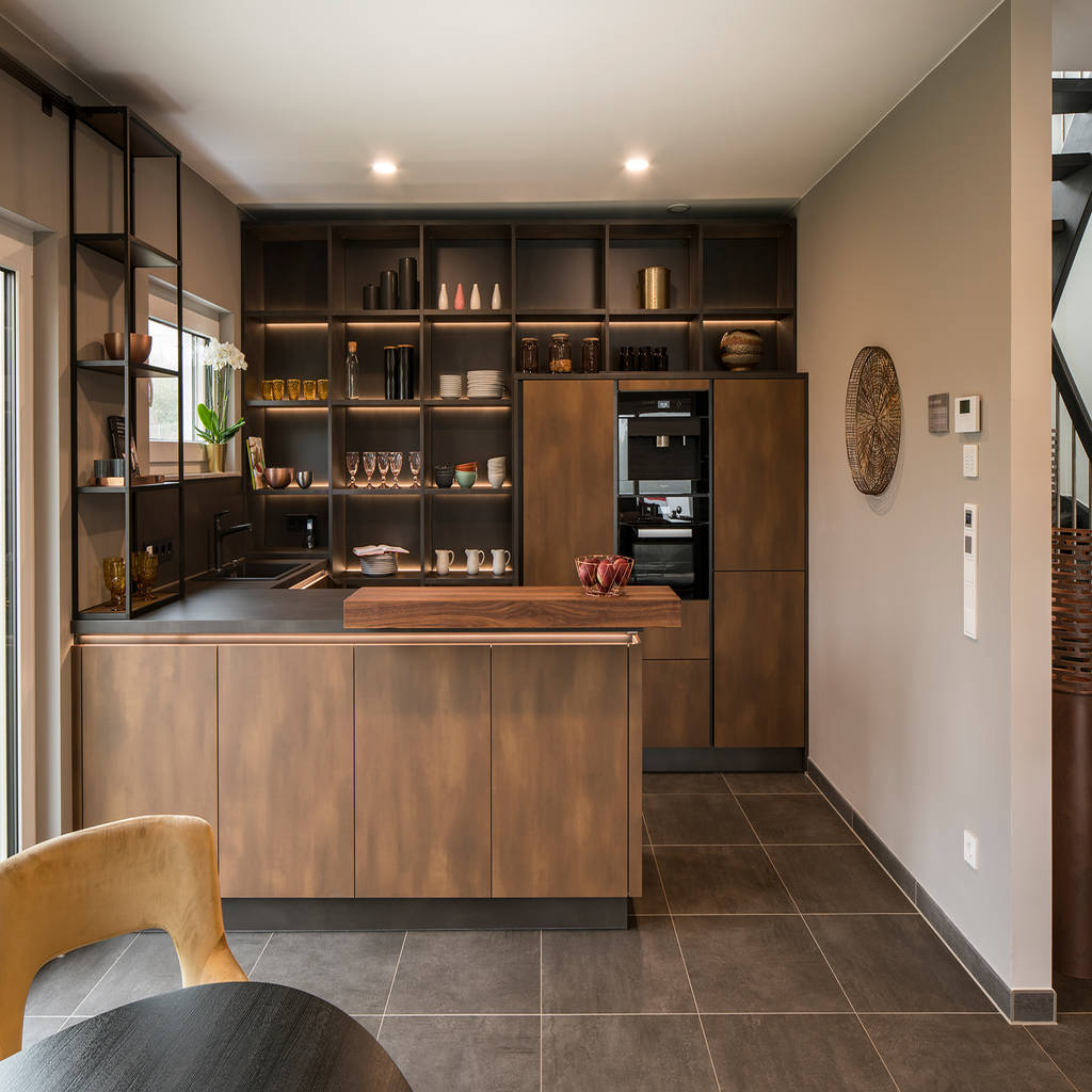 Kuche Mit Halber Kochinsel Moderne Kuchen Von Fingerhaus Gmbh Bauunternehmen In Frankenberg Eder Modern Homify