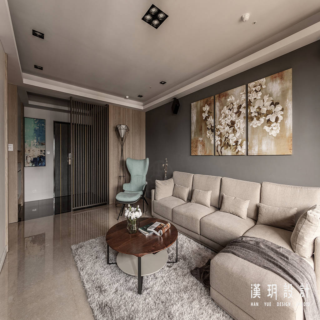 모던스타일 거실 by 漢玥室內設計 모던 | 호미파이 & homify