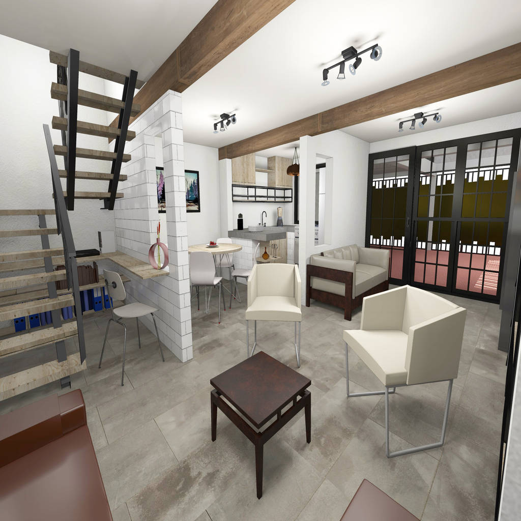 Remodelación casa habitación de prototype studio moderno | homify