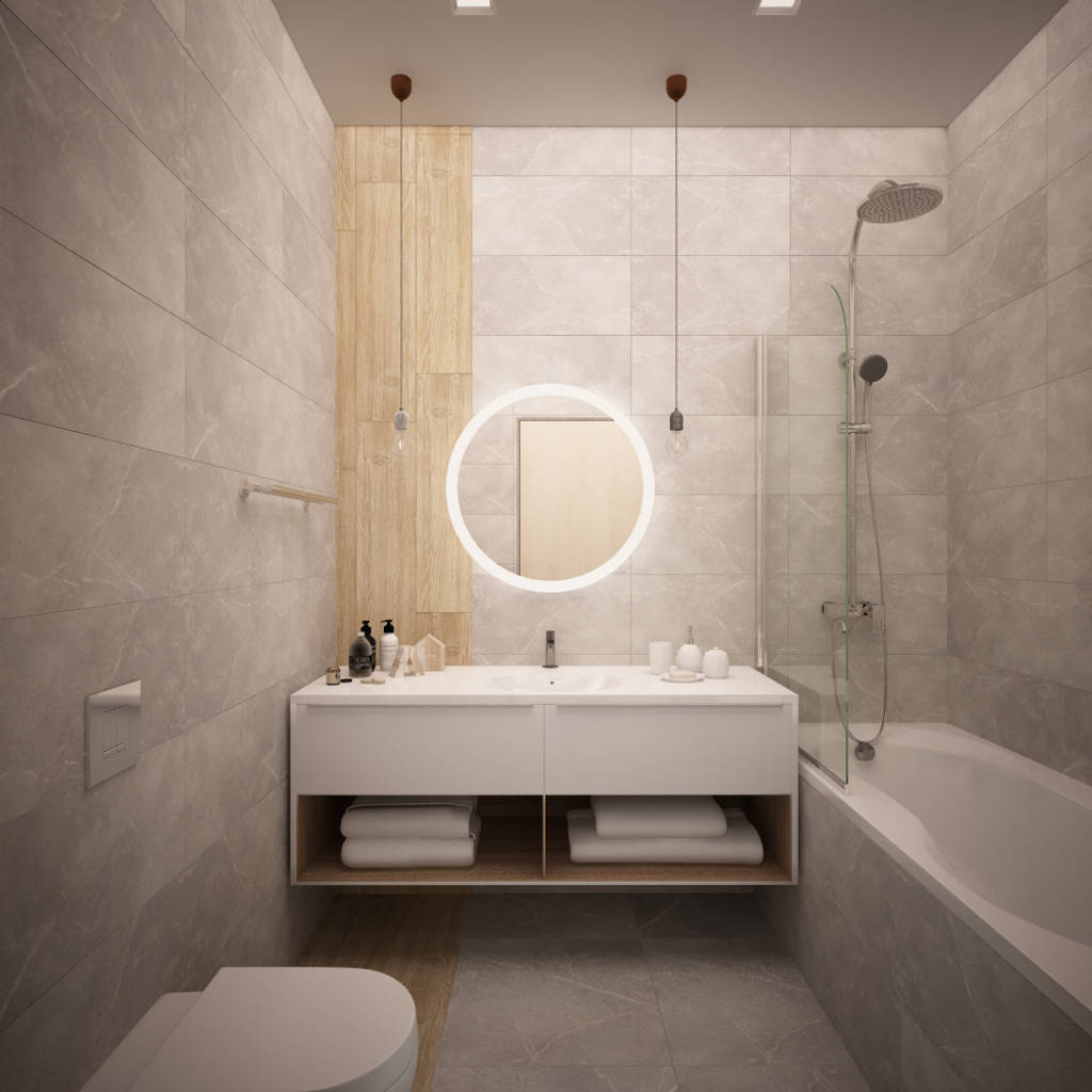 Baños de estilo escandinavo de дизайн-бюро arttundra escandinavo | homify
